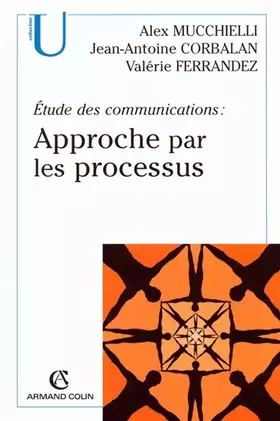 Couverture du produit · Etude des communications : Approche par les processus
