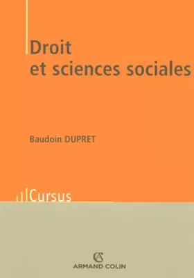 Couverture du produit · Droit et sciences sociales