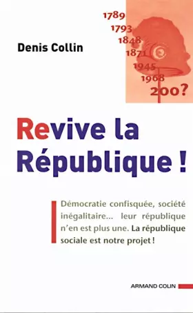 Couverture du produit · Revive la République !