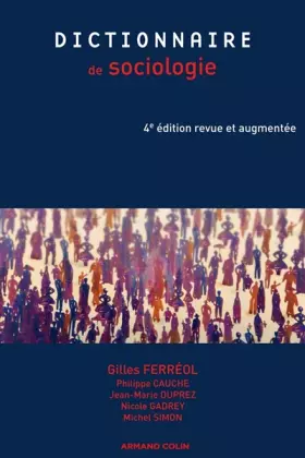 Couverture du produit · Dictionnaire de sociologie
