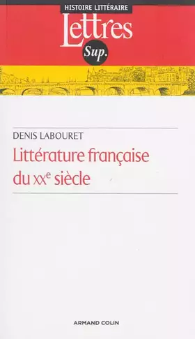 Couverture du produit · Littérature française du XXe siècle