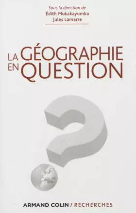Couverture du produit · La géographie en question
