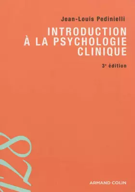 Couverture du produit · Introduction à la psychologie clinique