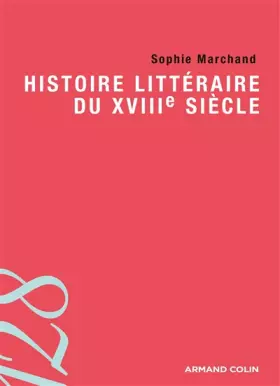 Couverture du produit · Histoire littéraire du XVIIIe siècle