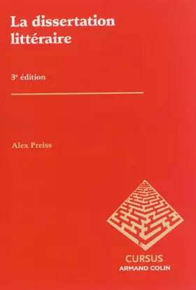 Couverture du produit · La dissertation littéraire