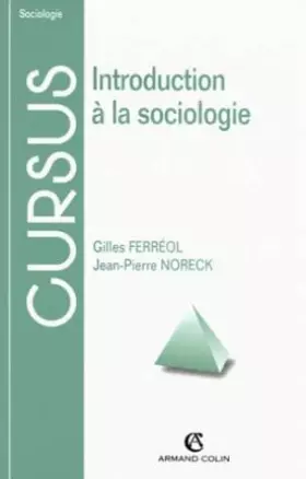 Couverture du produit · Introduction à la sociologie