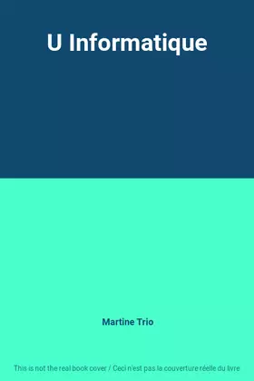 Couverture du produit · U Informatique