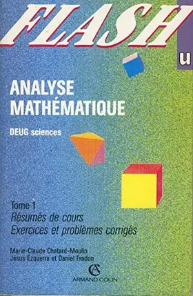 Couverture du produit · Analyse mathématique Tome 1 : Analyse mathématique