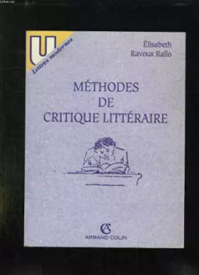 Couverture du produit · Méthodes de critique littéraire