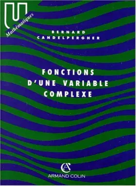 Couverture du produit · Fonctions d'une variable complexe
