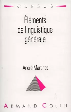 Couverture du produit · Eléments de linguistique générale.ème édition