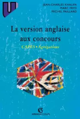 Couverture du produit · La version anglaise aux concours: CAPES - Agrégations