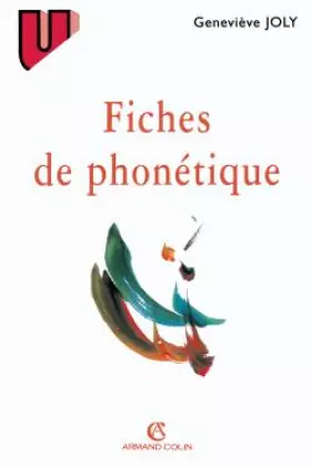 Couverture du produit · Fiches de phonétique