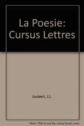 Couverture du produit · La poésie