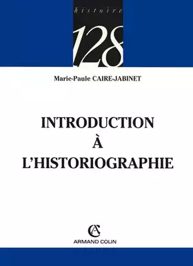 Couverture du produit · Introduction à l'historiographie