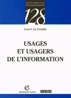 Couverture du produit · Usages et usagers de l'information