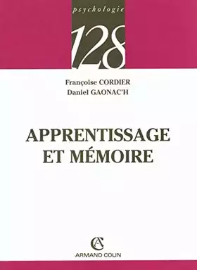 Couverture du produit · Apprentissage et mémoire