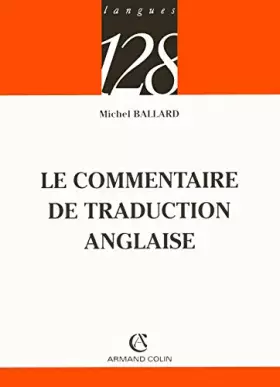 Couverture du produit · Le commentaire de traduction anglaise