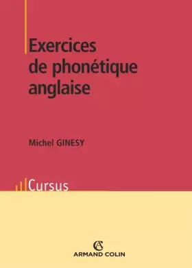 Couverture du produit · Exercices de phonétique anglaise