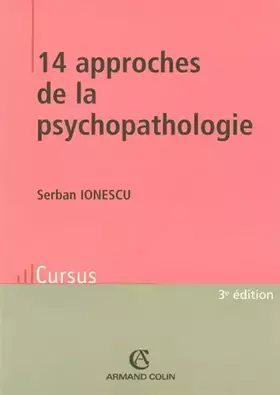 Couverture du produit · 14 Approches de la psychopathologie