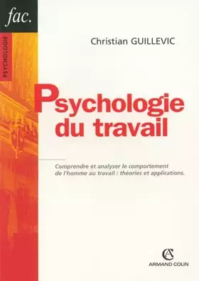 Couverture du produit · Psychologie du travail
