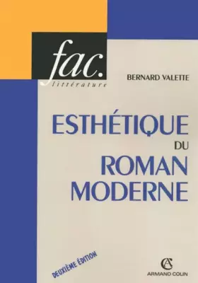 Couverture du produit · Esthétique du roman moderne