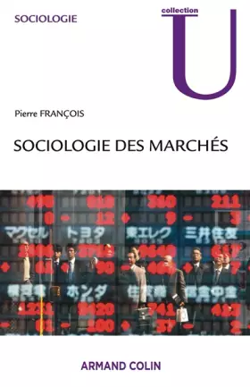 Couverture du produit · Sociologie des marchés