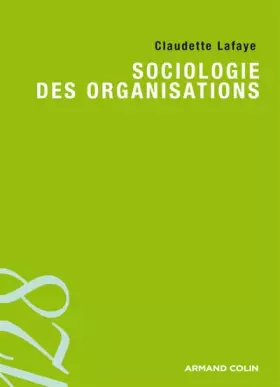 Couverture du produit · Sociologie des organisations