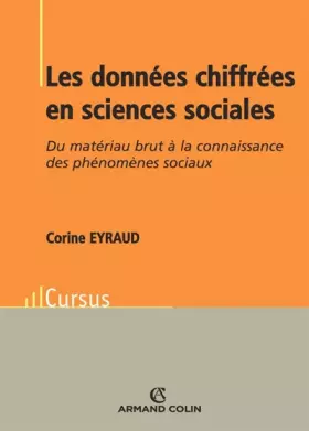 Couverture du produit · Les données chiffrées en sciences sociales