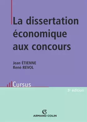 Couverture du produit · La dissertation économique aux concours