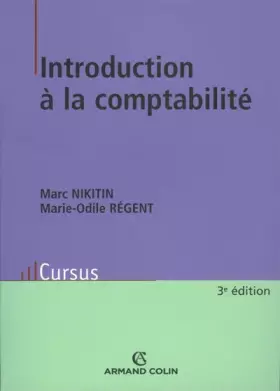 Couverture du produit · Introduction à la comptabilité
