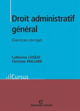 Couverture du produit · Droit administratif général: Exercices corrigés