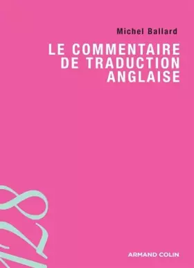 Couverture du produit · Le commentaire de traduction anglaise