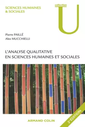 Couverture du produit · L'analyse qualitative en sciences humaines et sociales