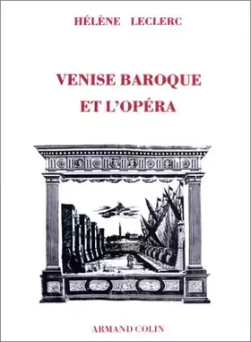 Couverture du produit · Venise baroque et l'opéra