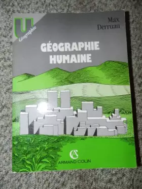 Couverture du produit · Geographie humaine