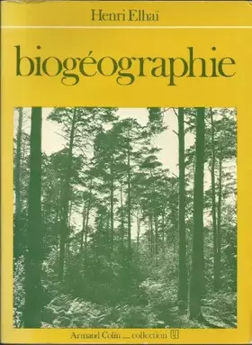 Couverture du produit · Biogeographie