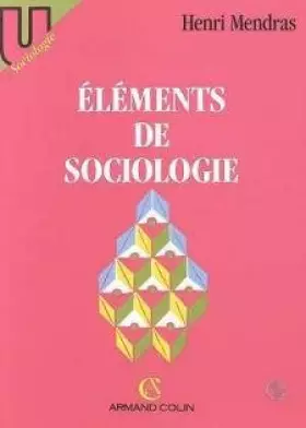Couverture du produit · Eléments de sociologie