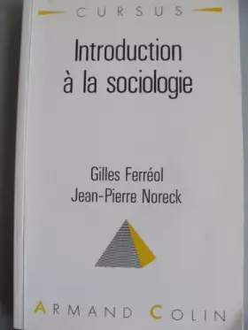 Couverture du produit · Introduction à la sociologie