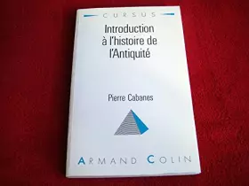 Couverture du produit · Introduction à l'histoire de l'Antiquité