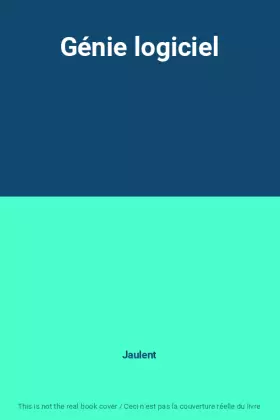 Couverture du produit · Génie logiciel