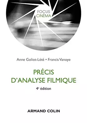 Couverture du produit · Précis d'analyse filmique - 4e édition
