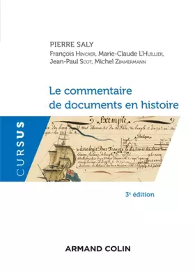 Couverture du produit · Le commentaire de documents en histoire -3ED NP