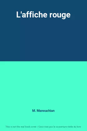 Couverture du produit · L'affiche rouge