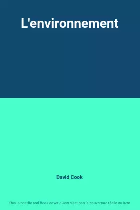 Couverture du produit · L'environnement