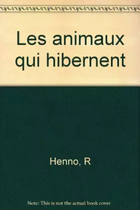 Couverture du produit · Les animaux qui hibernent