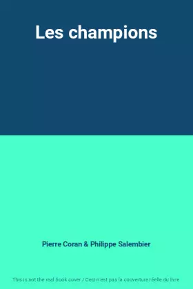 Couverture du produit · Les champions