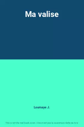 Couverture du produit · Ma valise