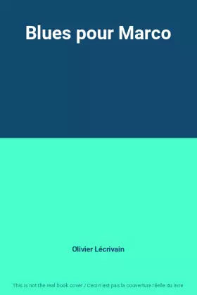 Couverture du produit · Blues pour Marco