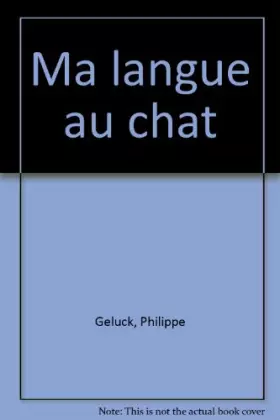 Couverture du produit · Le Chat, tome 6 : Ma langue au Chat